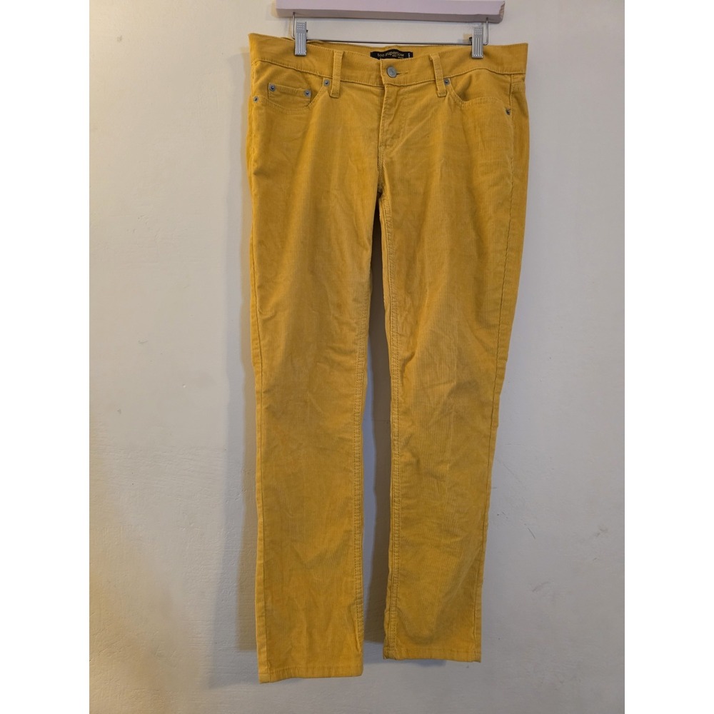 Levi's 524 Women's Size 30x30 Yellow Gold Too Superlow Skinny Corduroy Pants